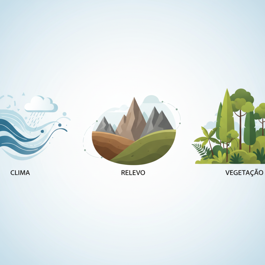 Geografia Física no ENEM: Clima, Relevo e Vegetação